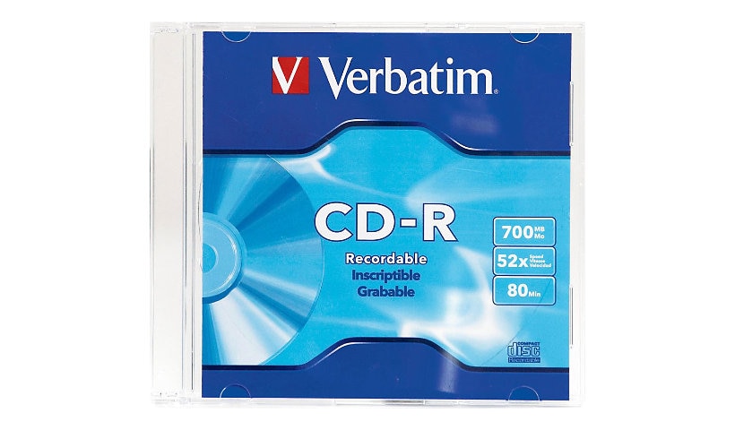 Verbatim - CD-R x 1 - 700 MB - storage media