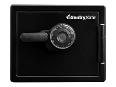 SentrySafe Fire-Safe Water-Resistant SFW082CTB - safe - 1 shelves - 1 doors  - black