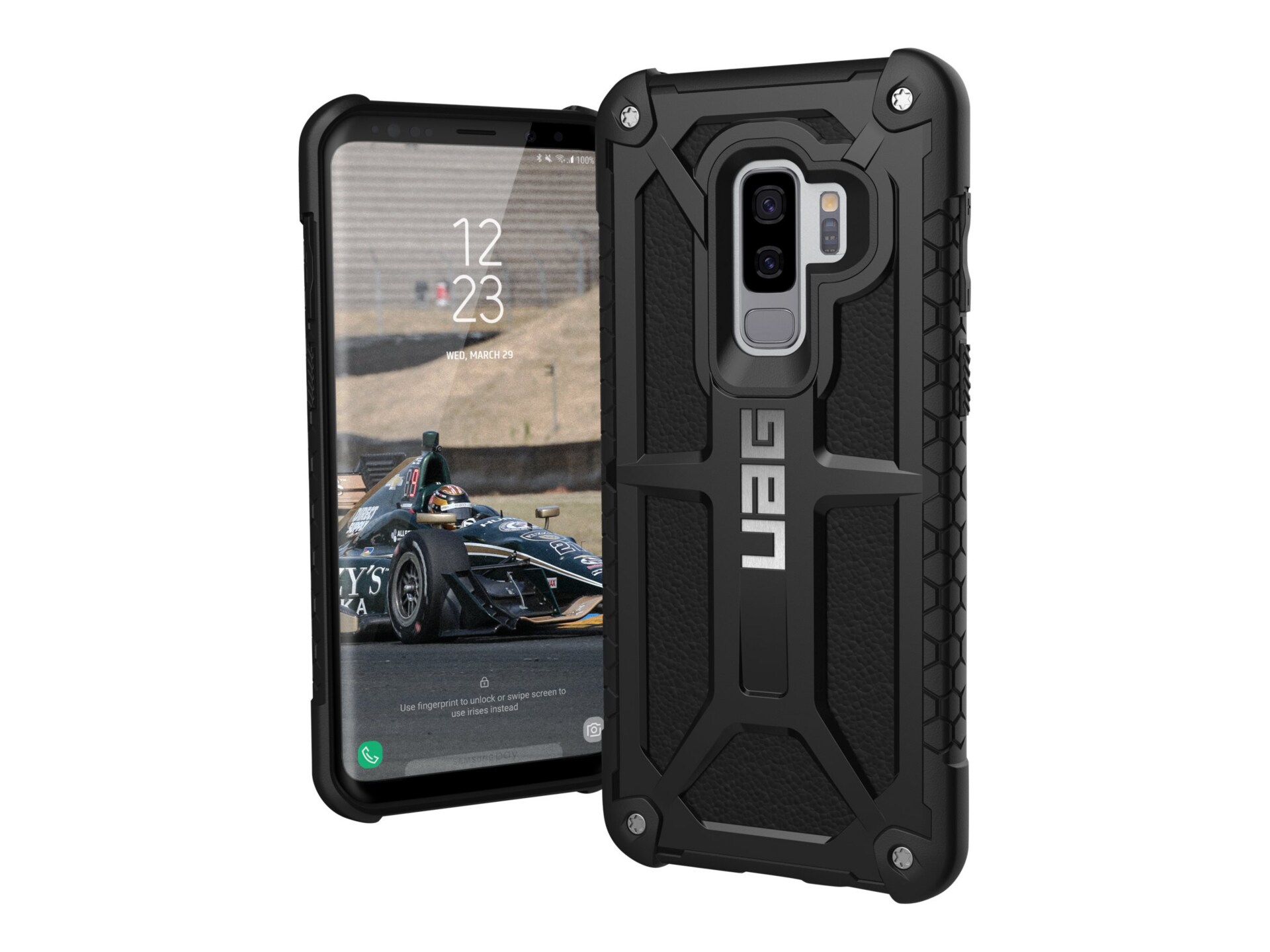 UAG Rugged Case for Samsung Galaxy S9 Plus [6.2-inch screen] - Monarch Blac