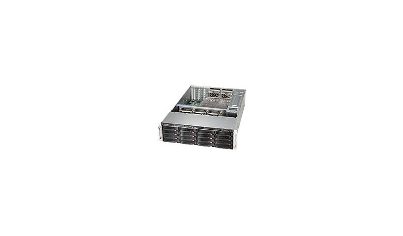 Supermicro SC836 BE1C-R1K23B - rack-mountable - 3U - enhanced extended ATX
