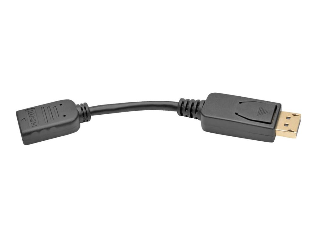 Eaton Tripp Lite Series DisplayPort to HDMI Converter Adapter (M/F), 6-in. (15.24 cm), 50 Pack - video converter - black