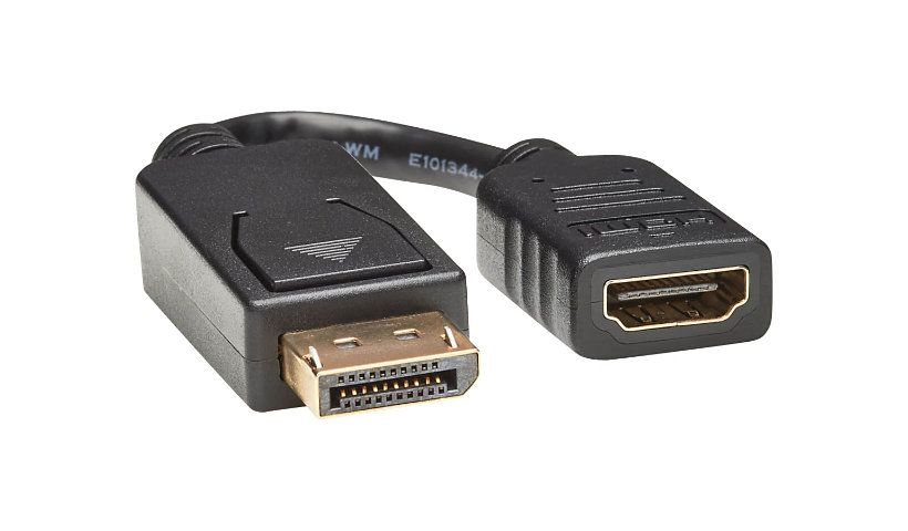 Eaton Tripp Lite Series DisplayPort to HDMI Converter Adapter (M/F), 6-in. (15.24 cm), 50 Pack - video converter - black