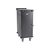 Tripp Lite 21-Device AC Charging Station for Laptops and Chromebooks - 120V, NEMA 5-15P, 10 ft. Cord, Black - cart - for