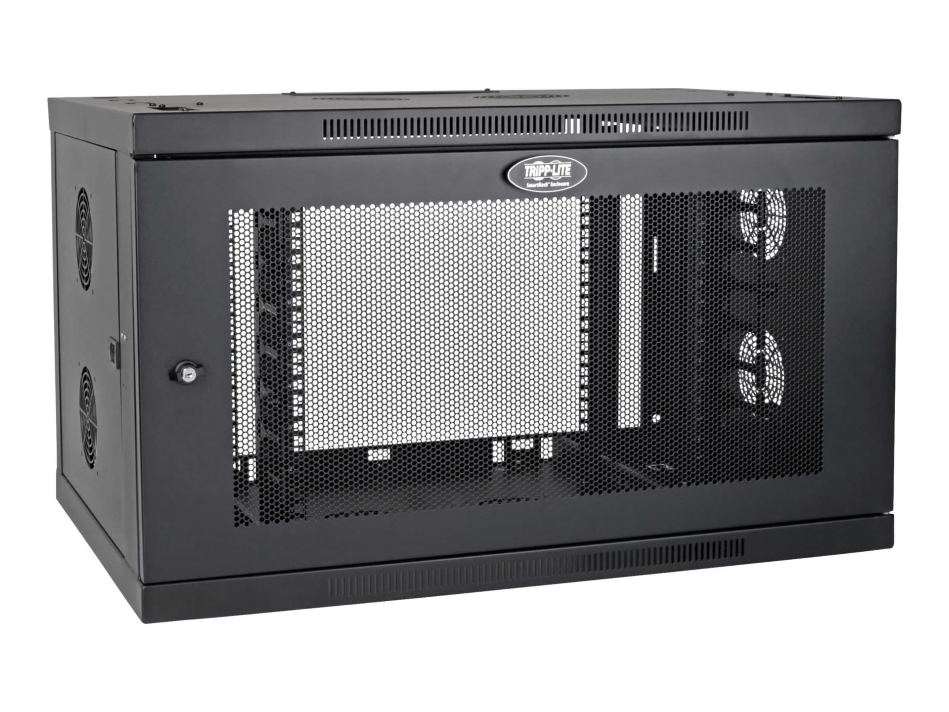 Tripp Lite 9U Wallmount Rack Enclosure Server Cabinet Wide Cable Management - rack enclosure cabinet - 9U