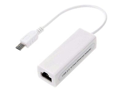 4XEM 4XMICROUSBENET - network adapter - USB 2.0 - 10/100 Ethernet