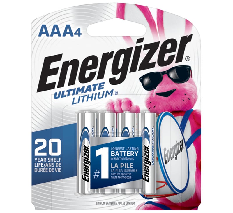 Energizer AAA Lithium Battery - 4 Pack