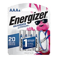 Energizer Ultimate Lithium AAA 1.5V Standard Battery - 4 Pack