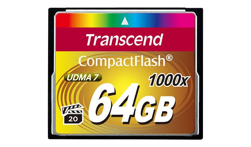 Transcend Ultimate - flash memory card - 64 GB - CompactFlash