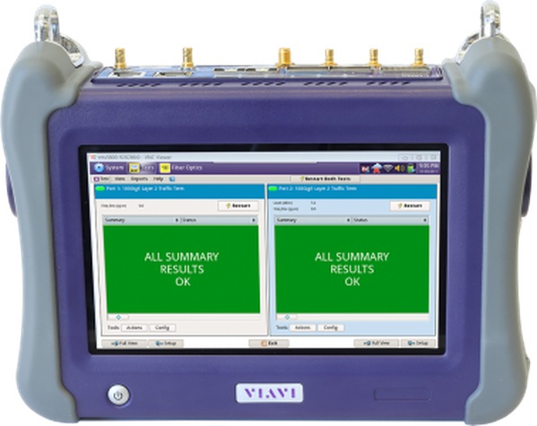 VIAVI T-BERD/MTS-5800-100G 1/10/40/100GbE Handheld Network Tester