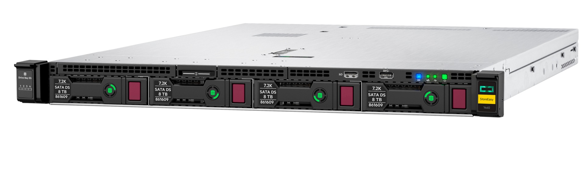 HPE StoreEasy 1460 8TB SATA Storage with 4x 2TB LFF Hard Drive