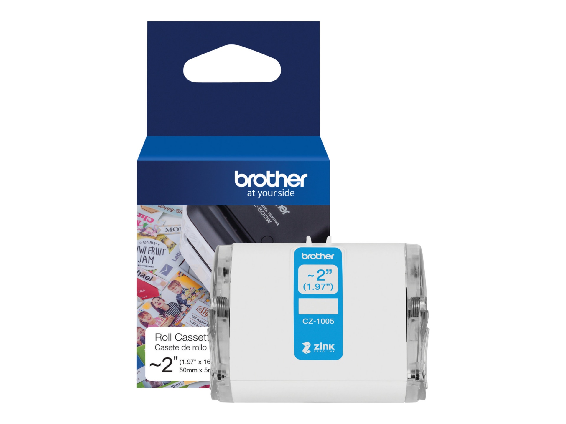 Brother CZ-1005 - continuous labels - 1 roll(s) - Roll (1.97 in x 16.4 ft)