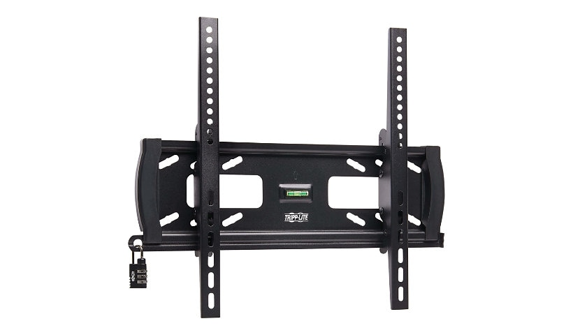 Tripp Lite Heavy-Duty Tilt Security Display TV Wall Mount for 32" to 55" TVs and Monitors, Flat or Curved Screens