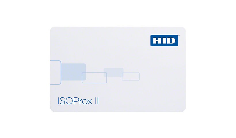 HID Proximity 1386 ISOProx II 37-Bit Programmed Proximity Cards - 100 Cards