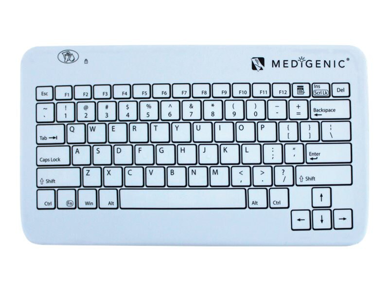 Esterline Medigenic Wireless Infection-Control Keyboard - Blue