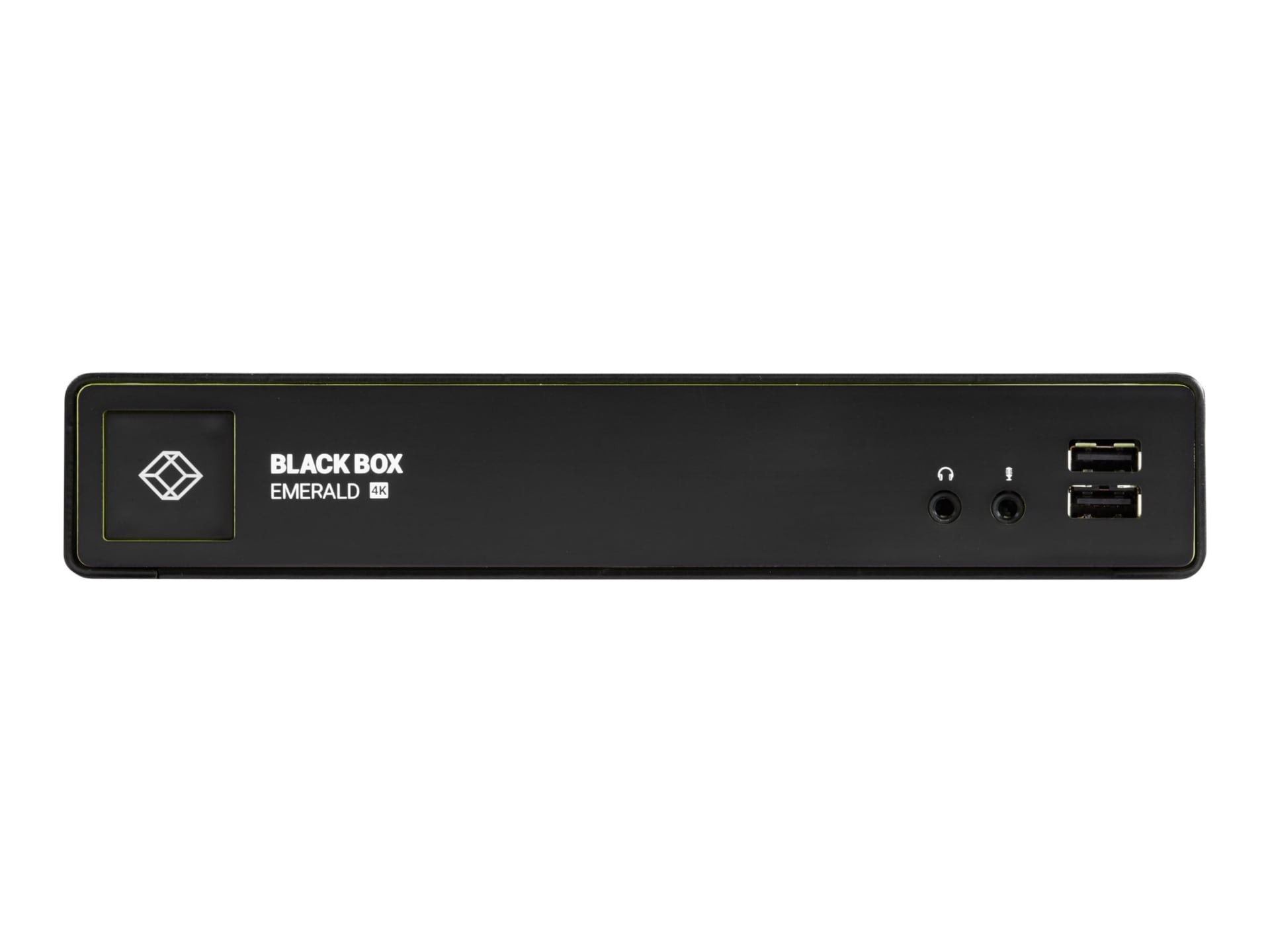 Black Box Emerald 4K60 DisplayPort KVM-over-IP Extender Receiver - Single-Head - KVM / audio / serial / USB extender -