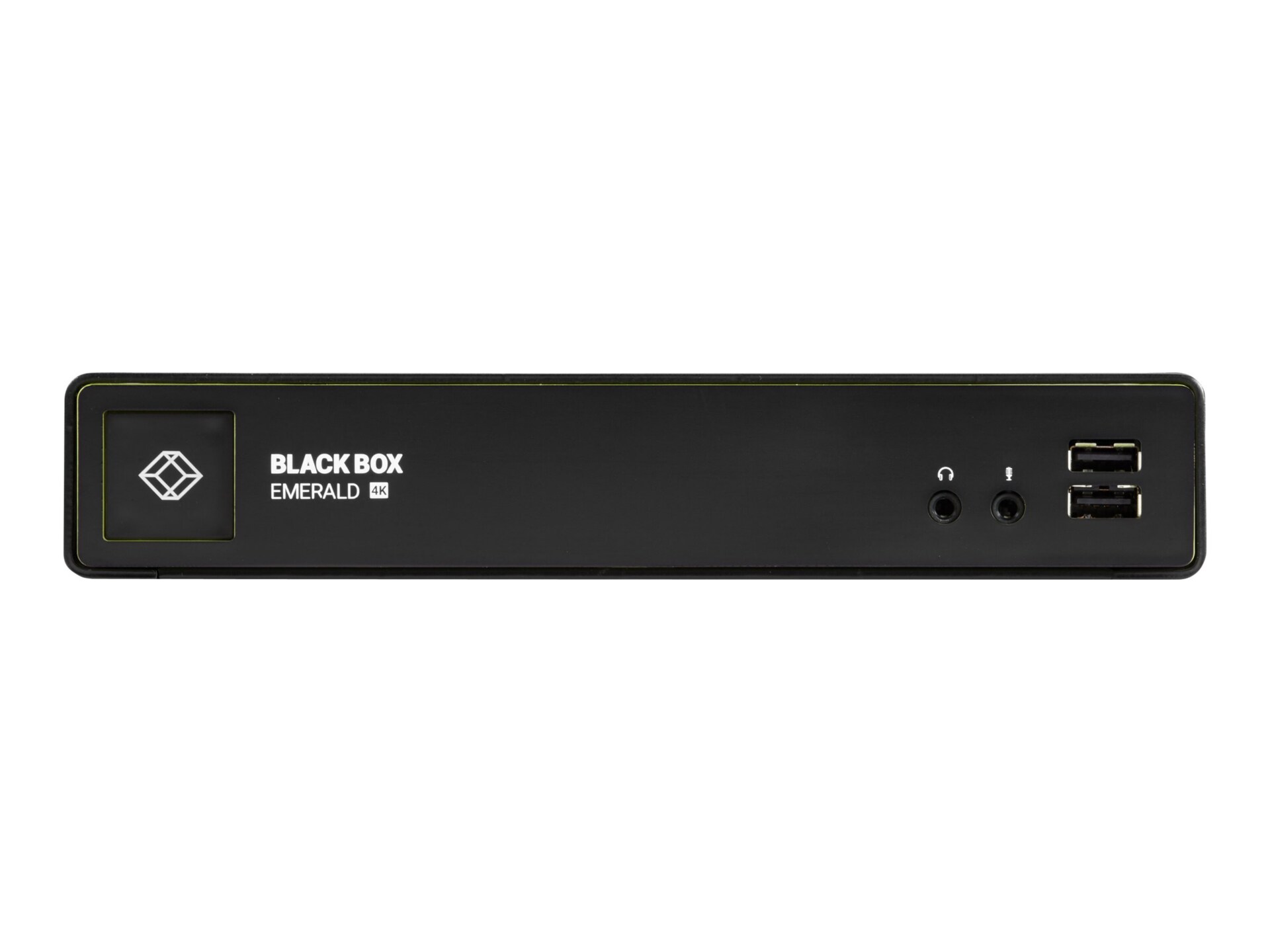 Black Box Emerald 4K60 DisplayPort KVM-over-IP Extender Receiver - Single-H