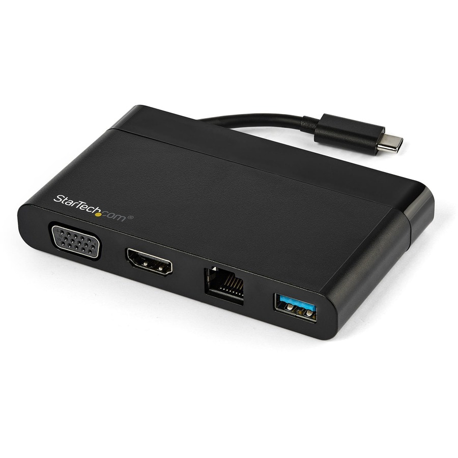 StarTech.com Adaptateur Multiport USB-C avec HDMI, VGA, Gigabit Ethernet &  USB 3.0