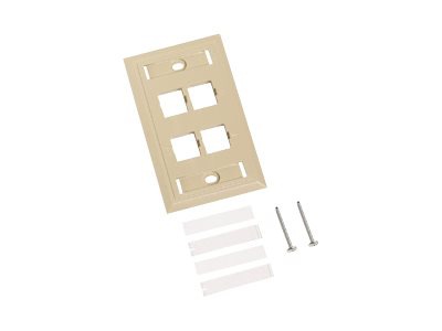 CommScope L Type Flush-Mounted Faceplate - flush mount faceplate