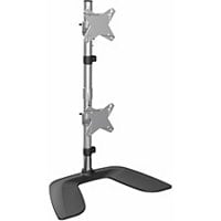 StarTech.com Vertical Dual Monitor Stand - Free Standing Mount 27 inch VESA