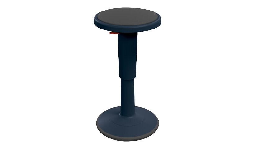 MooreCo Hierarchy Height Adjustable Grow Short - stool - round - plastic - navy