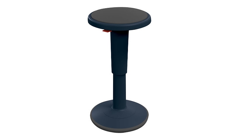 MooreCo Hierarchy Grow Tall - stool - round - plastic - navy