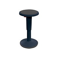 MooreCo Hierarchy Grow Tall - stool - round - plastic - navy