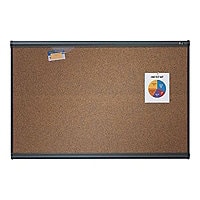 Quartet Prestige bulletin board - 48 in x 35.98 in - brown