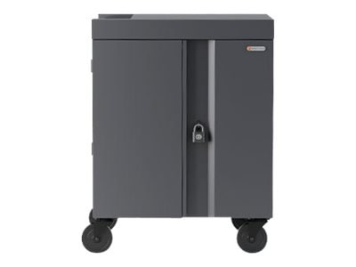 Bretford Cube TVC36PAC - cart - for 36 tablets / notebooks - charcoal