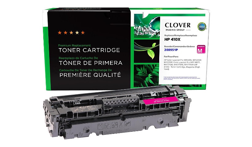 Clover Imaging Group - High Yield - magenta - compatible - remanufactured - toner cartridge (alternative for: HP CF413X)