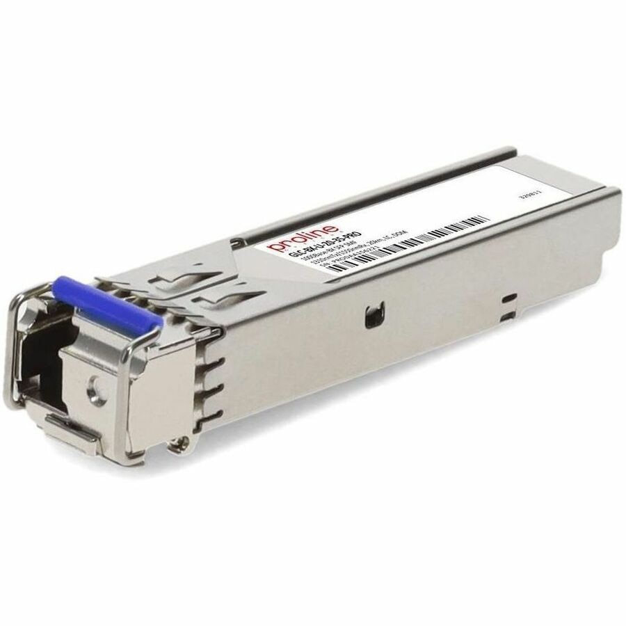 Proline Cisco GLC-BX-U Compatible TAA 1000Base-BX SFP Transceiver (SMF, 1310nmTx/1550nmRx, 20km, LC, DOM)