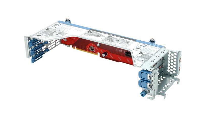 HPE 8-slot 6 x8/2 x16 2-port 4 NVMe Slimline Secondary Riser Kit - riser ca