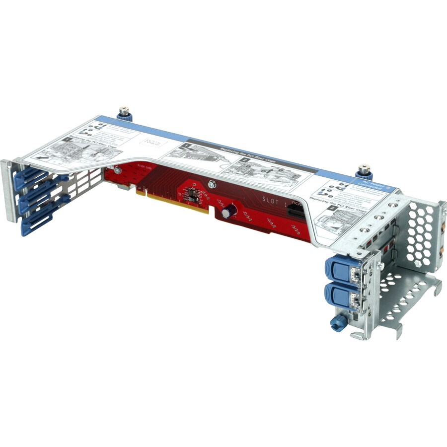 Thumbnail 2 of 2 for HPE 8-slot 6 x8/2 x16 2-port 4 NVMe Slimline Secondary Riser Kit - riser card