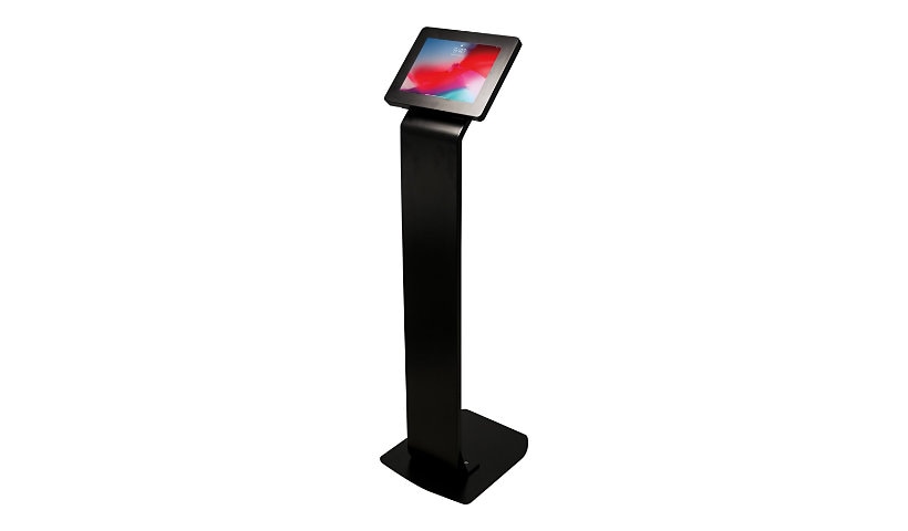 CTA Digital Premium Locking Floor Stand & Enclosure for iPad 10th Gen 10.9&acirc;&euro;³ & More (Black)