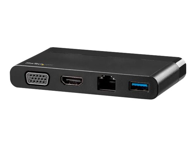 StarTech.com USB C Multiport Adapter - 4K HDMI / VGA - USB-C Travel Dock