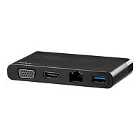 StarTech.com USB C Multiport Adapter with HDMI, VGA, Gb Ethernet & USB - USB C to 4K HDMI or 1080p VGA Adapter Mini Dock
