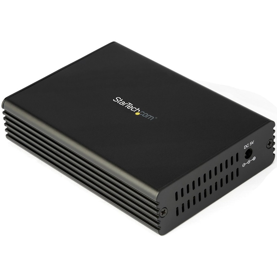 StarTech.com 10GbE Fiber Ethernet Media Converter 10GBASE-T- SFP to RJ45 Single Mode/Multimode Fiber to Copper Bridge