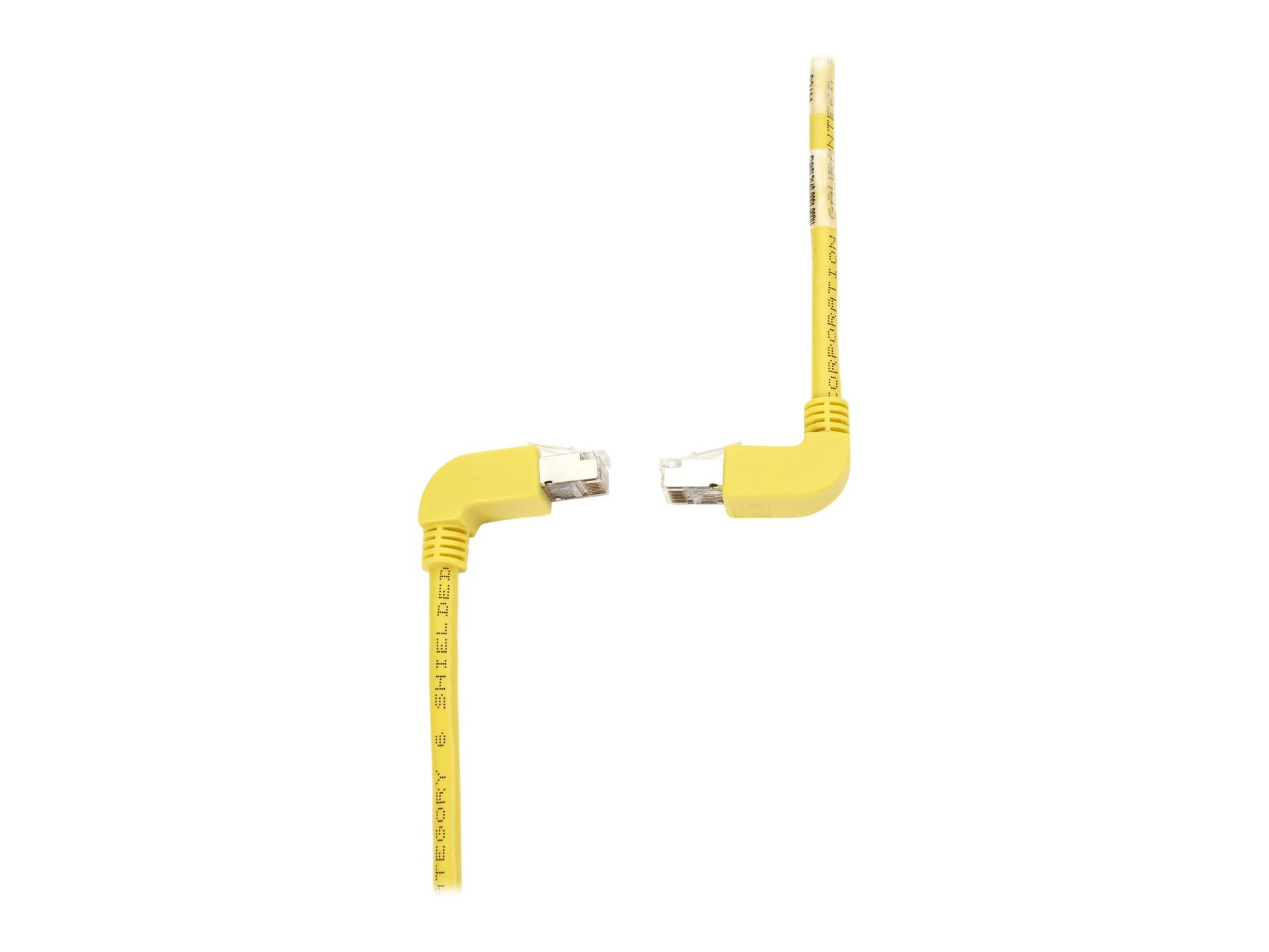 Black Box SpaceGAIN Down to Up - patch cable - 1 ft - yellow