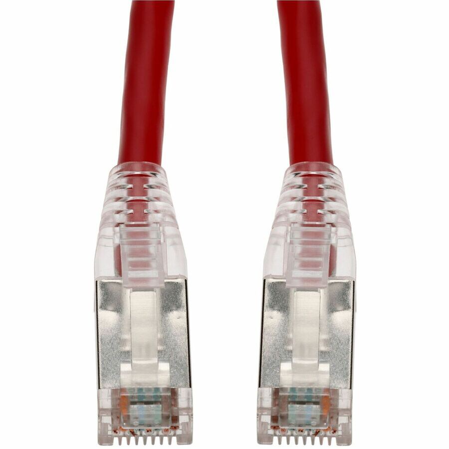 Proline 5ft Red CAT 6 Shielded PVC Ethernet Cable Snagless Easy Clear Boot