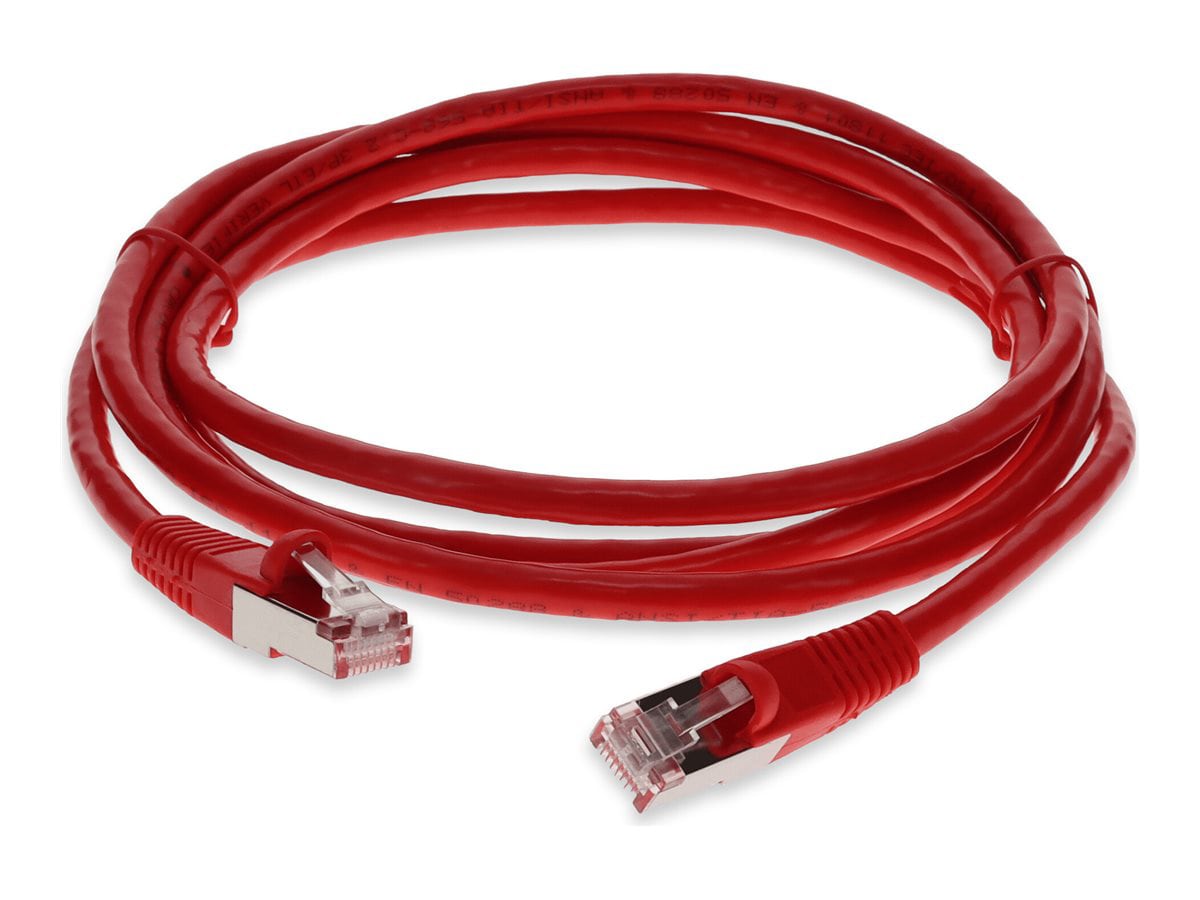 Proline 1ft RJ-45 (M)/RJ-45 (M) Shielded Straight Red Cat6 STP PVC Cable