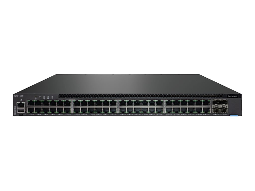 Lenovo ThinkSystem NE0152T RackSwitch - switch - 48 ports - managed - rack-mountable