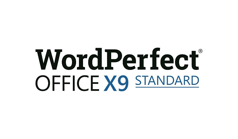 WordPerfect Office X9 Standard Edition - license - 1 user