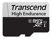 Transcend 350V - flash memory card - 64 GB - microSDXC UHS-I