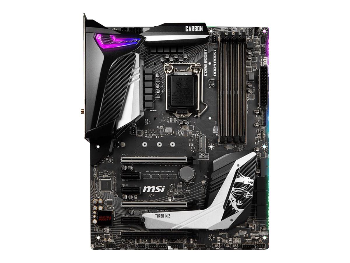 MSI MPG Z390 GAMING PRO CARBON AC - motherboard - ATX - LGA1151 Socket - Z3