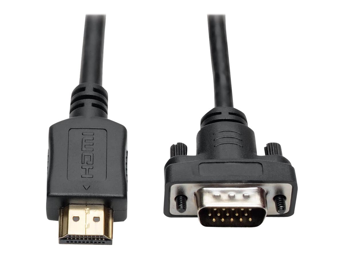 Eaton Tripp Lite Series HDMI to VGA Active Adapter Cable (HDMI to Low-Profile HD15 M/M), 15 ft. (4.6 m) - video