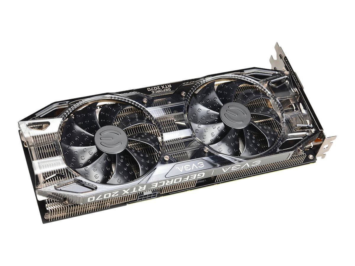 EVGA GeForce RTX 2070 Black GAMING - graphics card - GF RTX 2070 - 8 GB