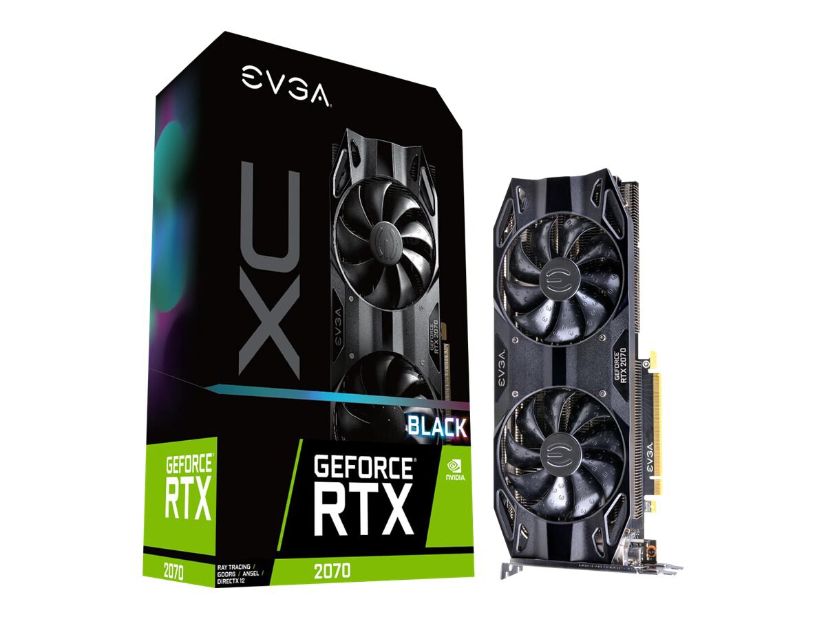 EVGA GeForce RTX 2070 XC GAMING - Black Edition - graphics card - GF RTX 2070 - 8 GB