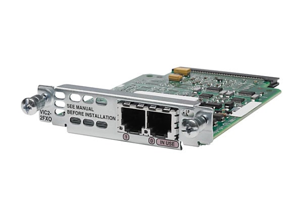 Cisco IP Unified Communications Voice/Fax Network Module - voice interface card - FXO