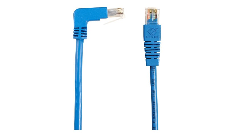 Black Box SpaceGAIN Down to Straight - patch cable - 1 ft - blue