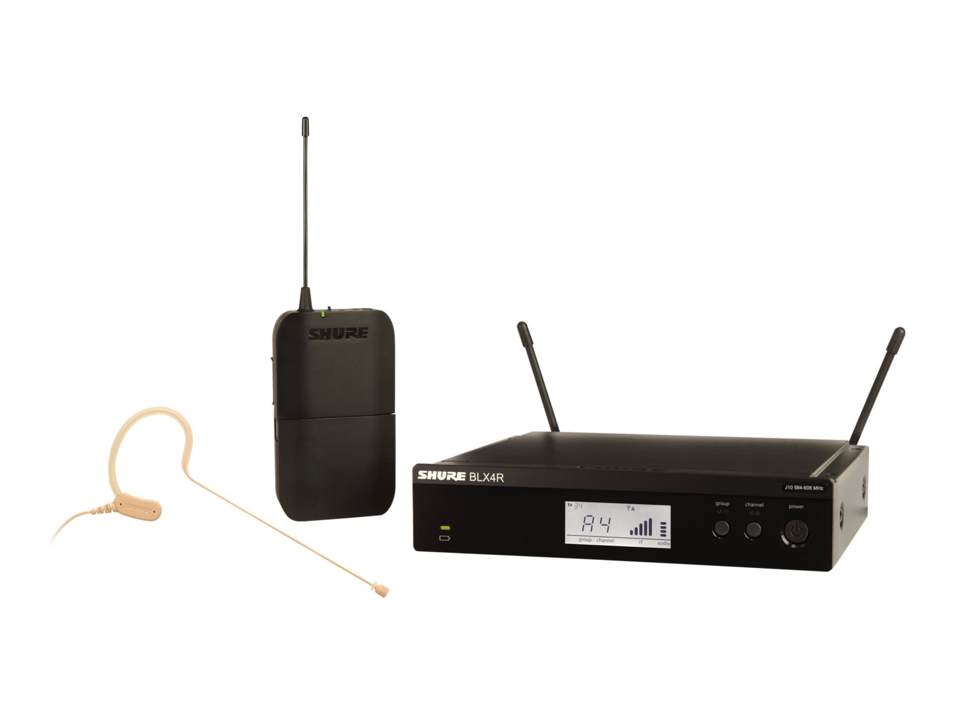 Shure BLX BLX14R/MX53 - H10 Band - wireless microphone system