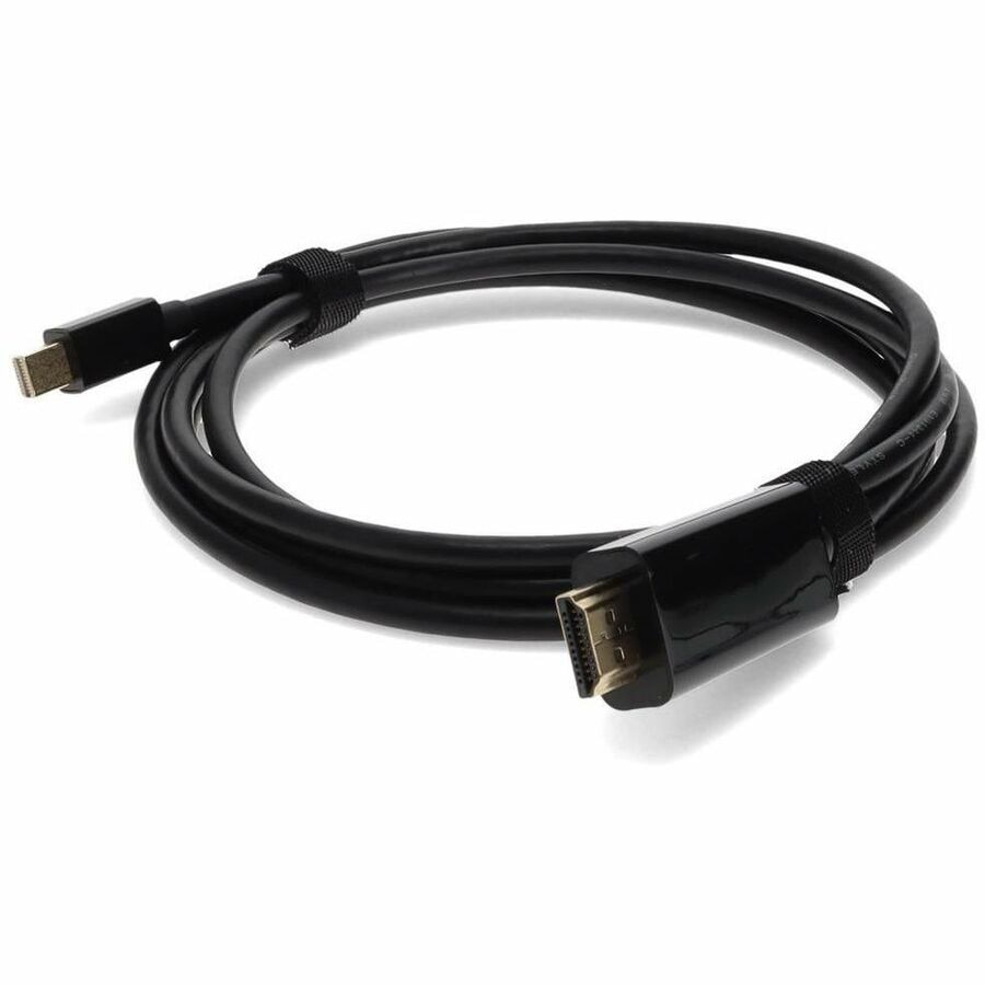 Proline 6ft Mini-DisplayPort Male to HDMI Male Black Cable For Resolution U